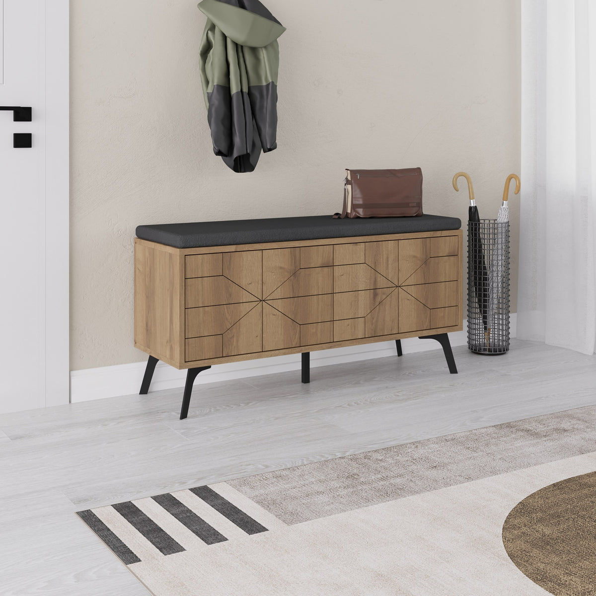 Παπουτσοθήκη Antiparos Με Soft-Close Hitit 107x35x55 εκ.