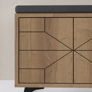 Παπουτσοθήκη Antiparos Με Soft-Close Hitit 107x35x55 εκ.