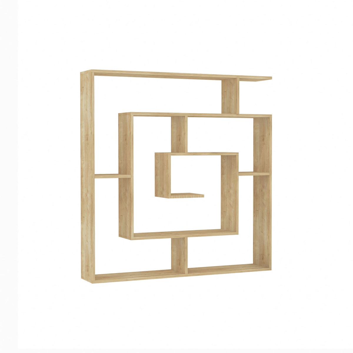 Βιβλιοθήκη Zominthos Δρυς Sapphire 125x22x128.6 εκ. Μελαμίνης