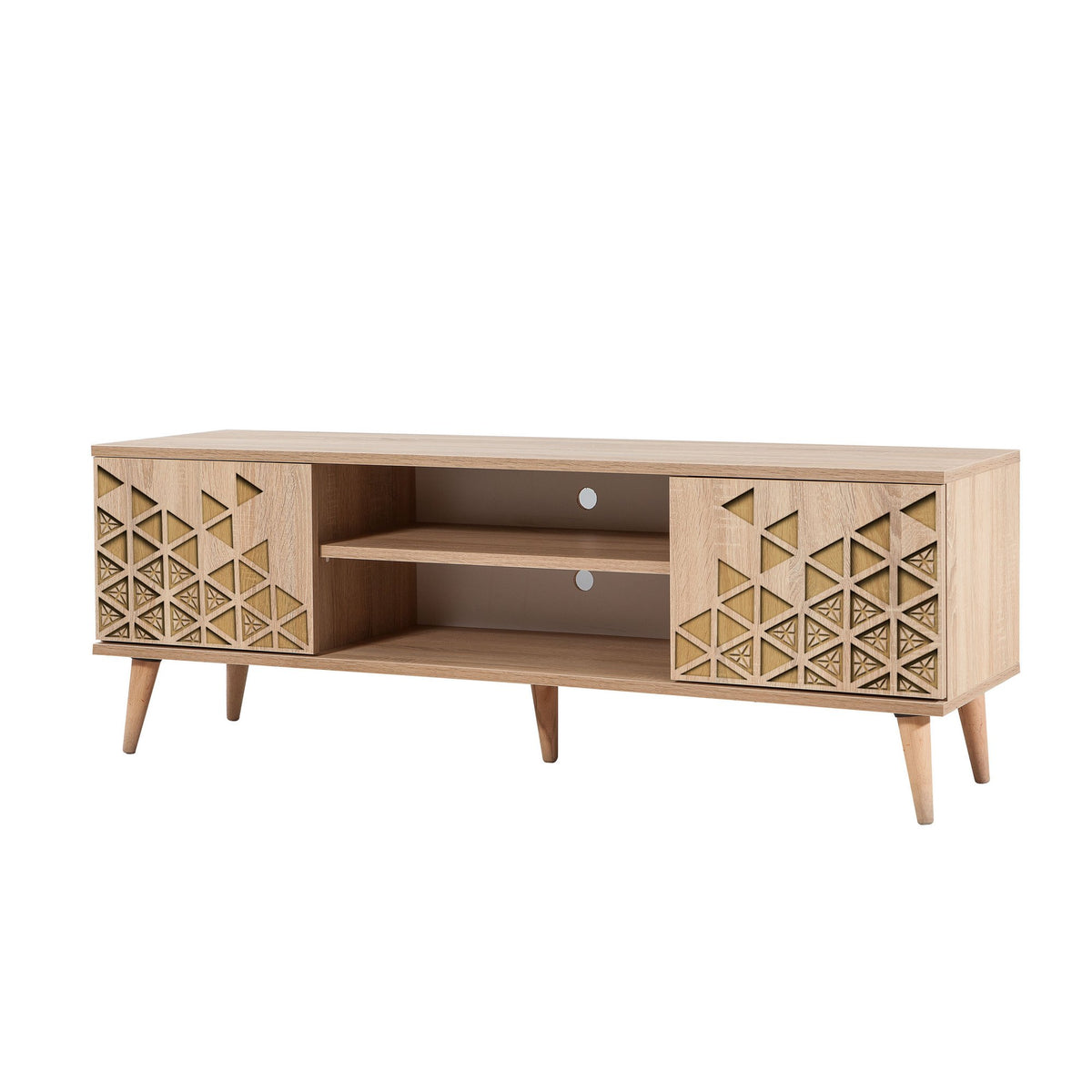 Έπιπλο Τηλεόρασης Kardiani Δρυς Sonoma 140x40x50 εκ. Μελαμίνης Κωδ. 120