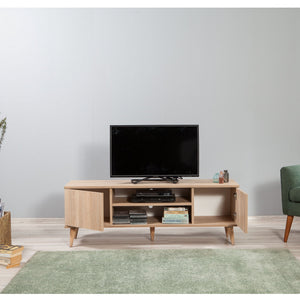 Έπιπλο Τηλεόρασης Kardiani Δρυς Sonoma 140x40x50 εκ. Μελαμίνης Κωδ. 200