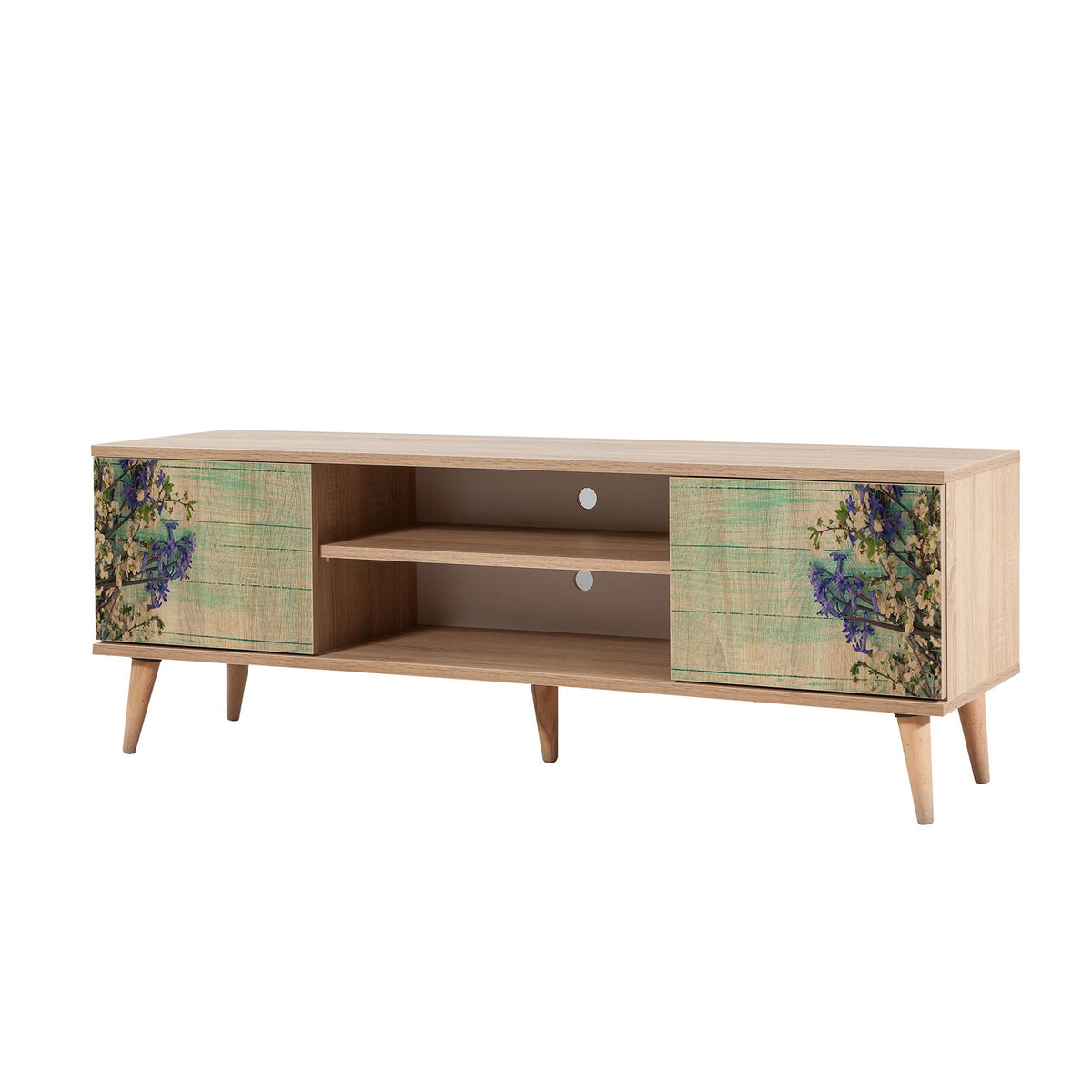 Έπιπλο Τηλεόρασης Kardiani Δρυς Sonoma 140x40x50 εκ. Μελαμίνης Κωδ. 727