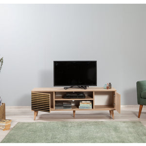 Έπιπλο Τηλεόρασης Kardiani Δρυς Sonoma 140x40x50 εκ. Μελαμίνης Κωδ. 220