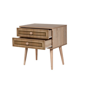 Κομοδίνο Lakoma Δρυς Sonoma 60x40x61 εκ. Μελαμίνης Κωδ. 420