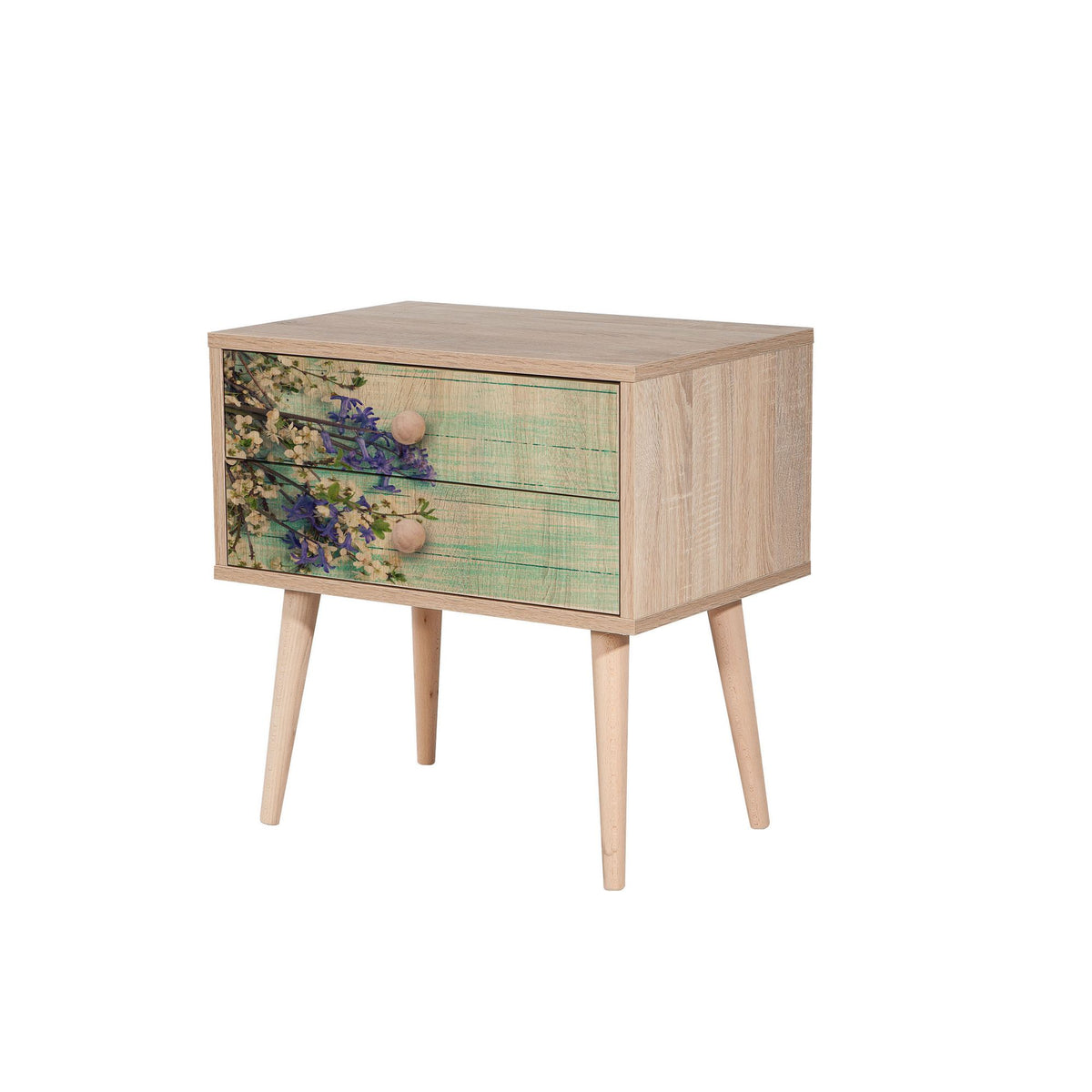 Κομοδίνο Lakoma Δρυς Sonoma 60x40x61 εκ. Μελαμίνης Κωδ. 727