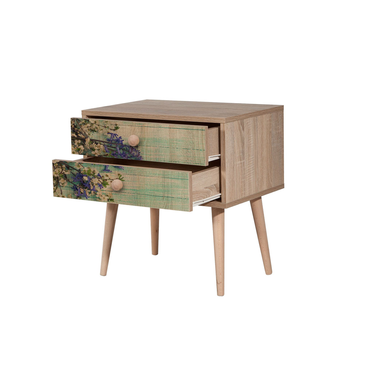 Κομοδίνο Lakoma Δρυς Sonoma 60x40x61 εκ. Μελαμίνης Κωδ. 727