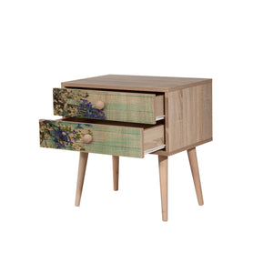 Κομοδίνο Lakoma Δρυς Sonoma 60x40x61 εκ. Μελαμίνης Κωδ. 727