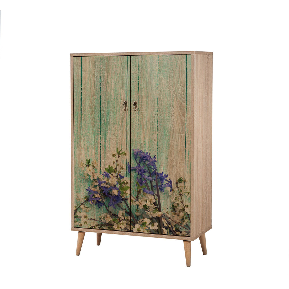 Στήλη Αποθήκευσης Kalami Δρυς Sonoma 80x36x127 εκ. Μελαμίνης Κωδ. 727 - Pakobazaar