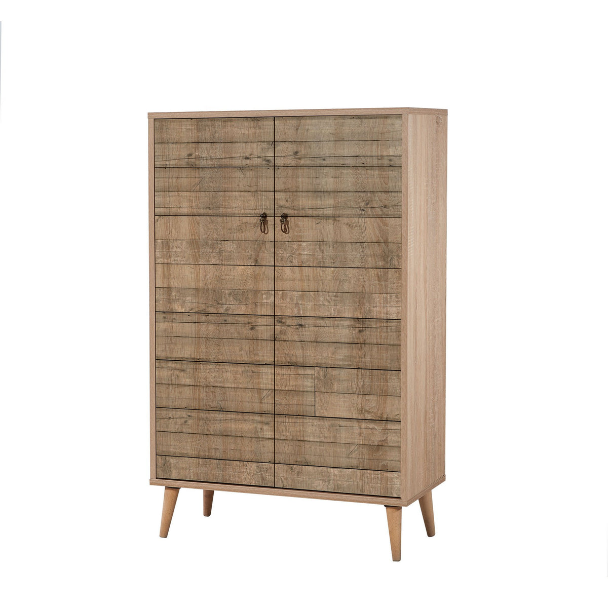 Στήλη Αποθήκευσης Kalami Δρυς Sonoma 80x36x127 εκ. Μελαμίνης Κωδ. 728
