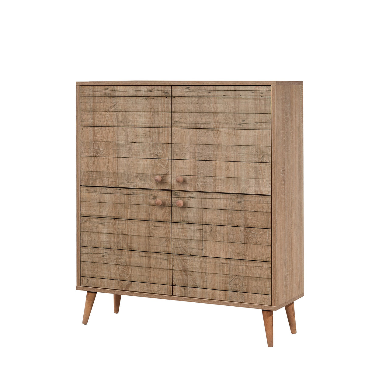Στήλη Αποθήκευσης Kalavryta Δρυς Sonoma 95x36x111 εκ. Μελαμίνης Κωδ. 728