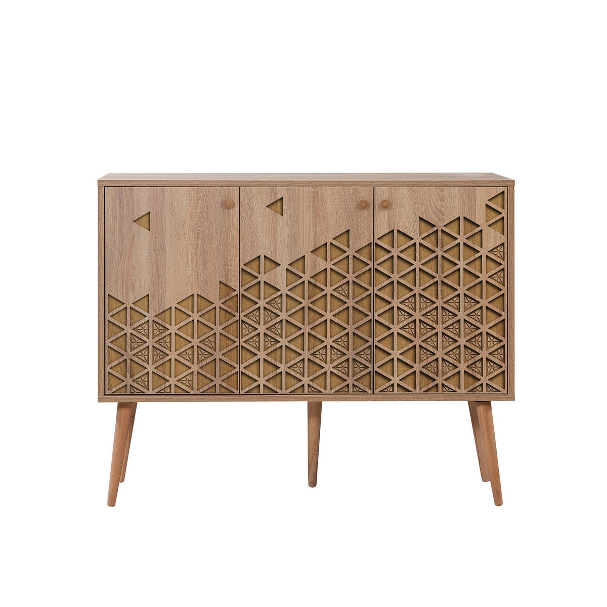 Κονσόλα Makrygialos Δρυς Sonoma 120x36x90 εκ. Μελαμίνης Κωδ. 120