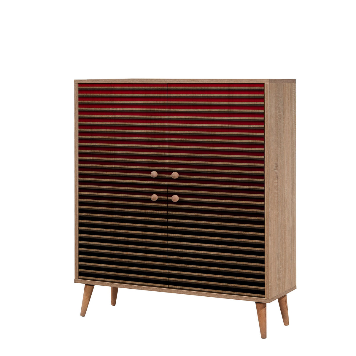 Στήλη Αποθήκευσης Kalavryta Δρυς Sonoma 95x36x111 εκ. Μελαμίνης Κωδ. 221