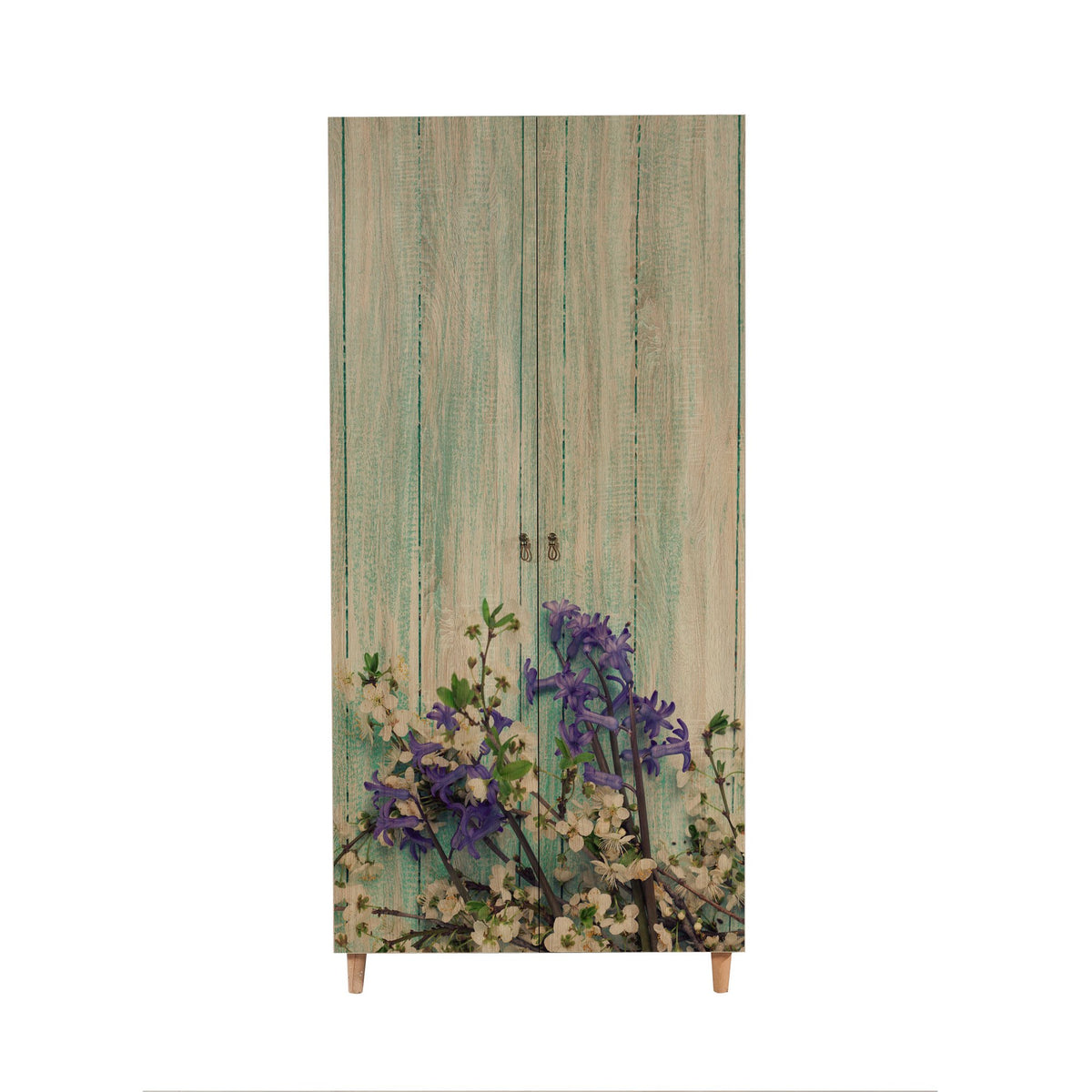 Ντουλάπα Kyriaki Δρυς Sonoma 90x52x192 εκ. Μελαμίνης Κωδ. 727 - Pakobazaar