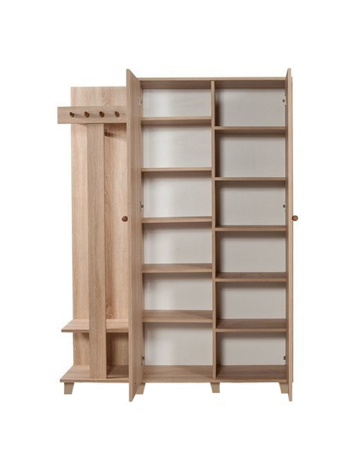 Έπιπλο Εισόδου Kardia Δρυς Sonoma 135x36x192 εκ. Μελαμίνης Κωδ. 727