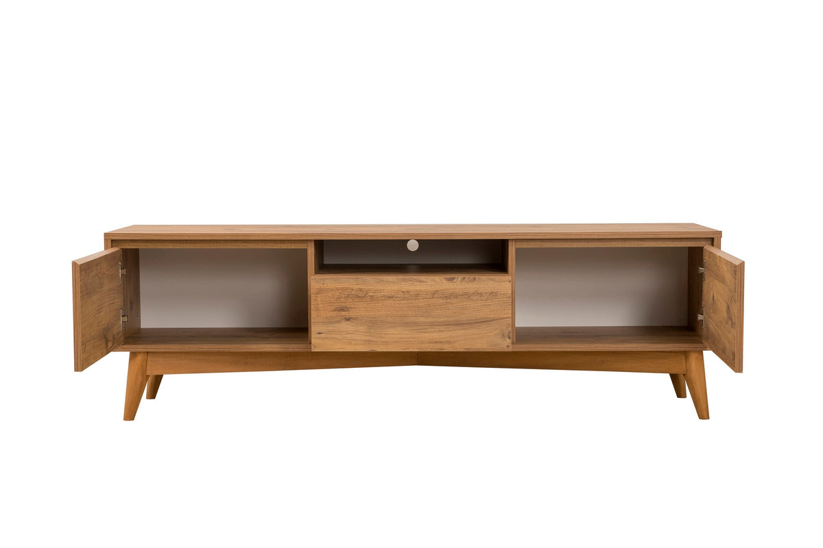 Έπιπλο Τηλεόρασης Strongyli Ατλαντικό Πεύκο 170x45x53 εκ. Μελαμίνης