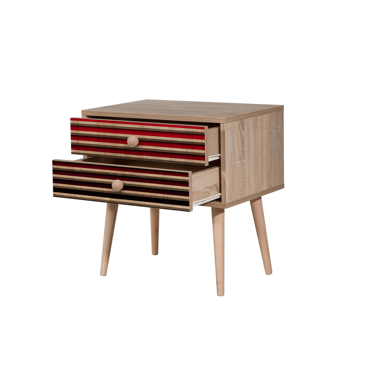 Κομοδίνο Lakoma Δρυς Sonoma 60x40x61 εκ. Μελαμίνης Κωδ. 221