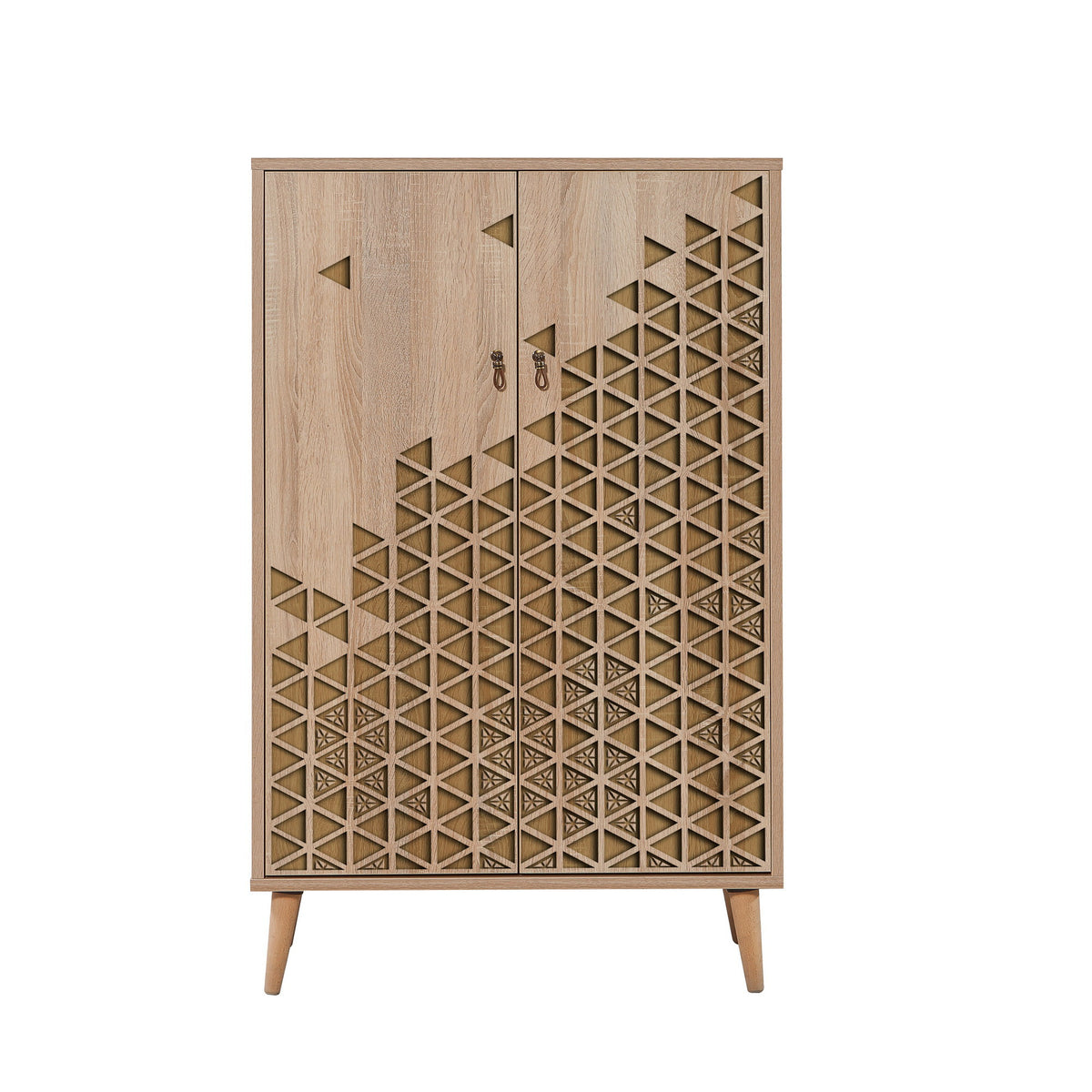Στήλη Αποθήκευσης Kalami Δρυς Sonoma 80x36x127 εκ. Μελαμίνης Κωδ. 120