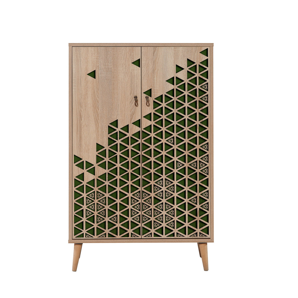 Στήλη Αποθήκευσης Kalami Δρυς Sonoma 80x36x127 εκ. Μελαμίνης Κωδ. 121