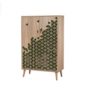 Στήλη Αποθήκευσης Kalami Δρυς Sonoma 80x36x127 εκ. Μελαμίνης Κωδ. 121