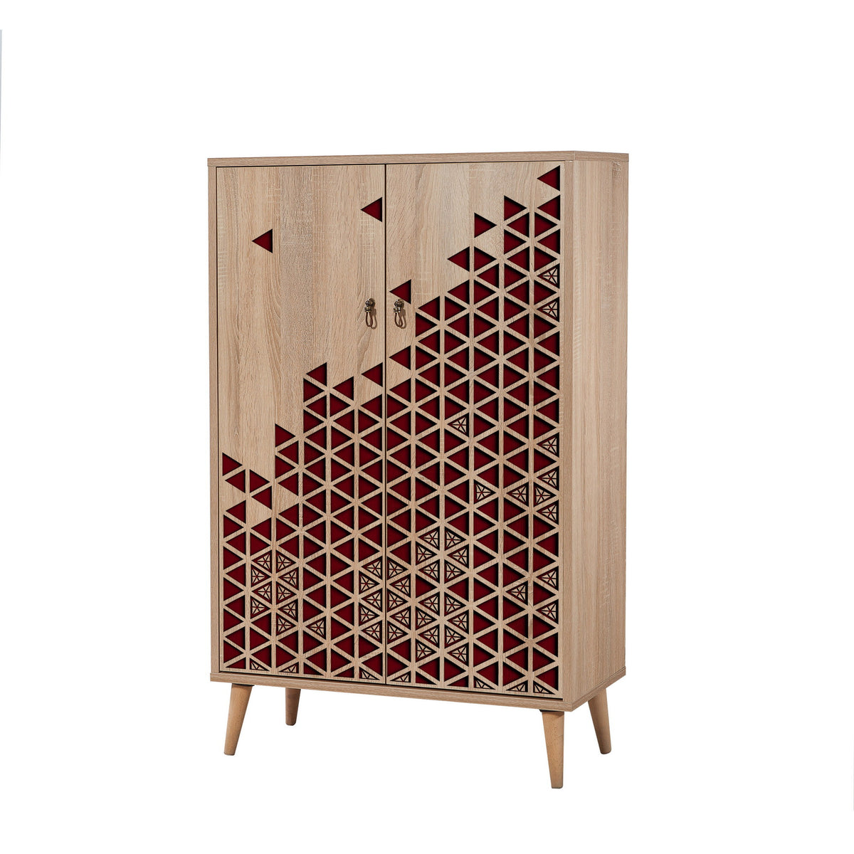 Στήλη Αποθήκευσης Kalami Δρυς Sonoma 80x36x127 εκ. Μελαμίνης Κωδ. 122