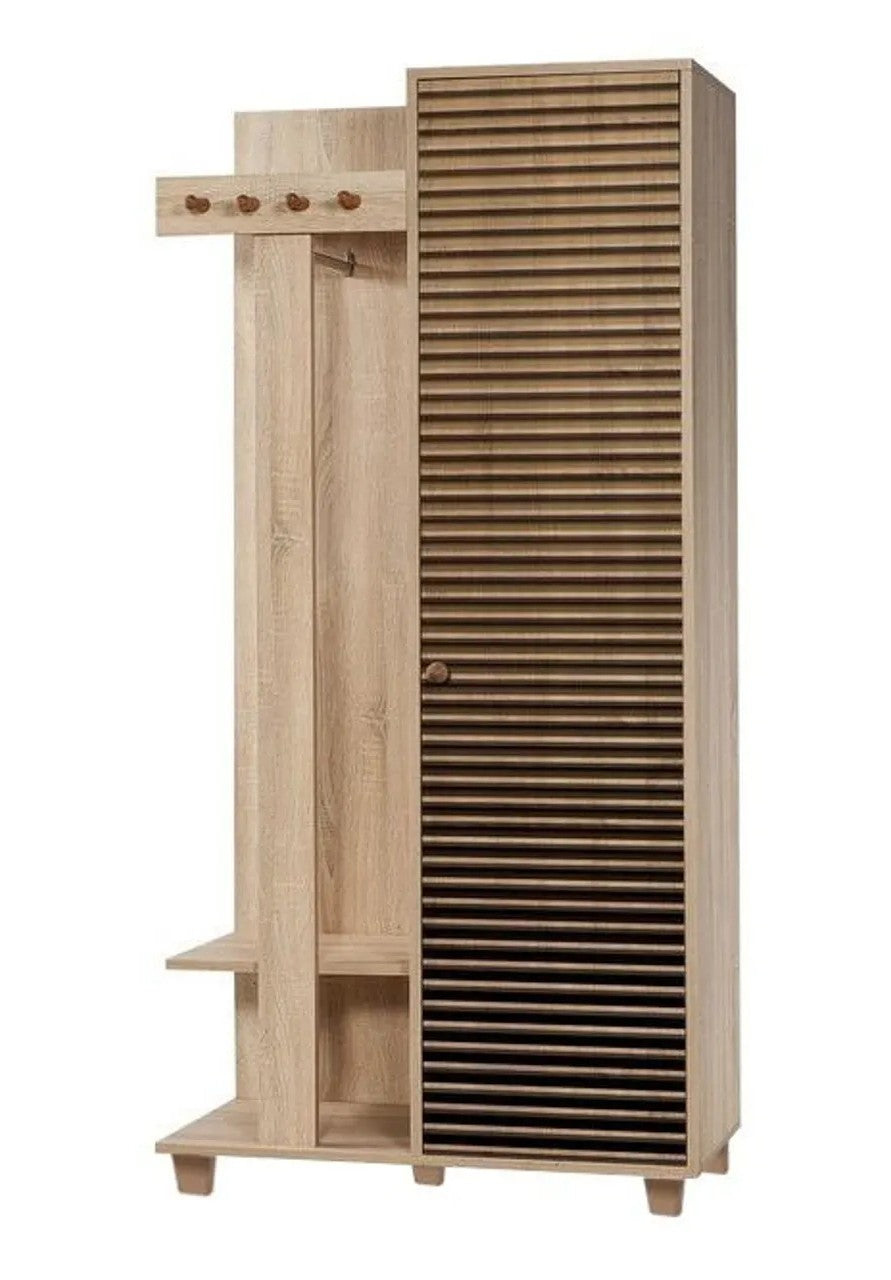 Έπιπλο Εισόδου Kardia Δρυς Sonoma 90x36x192 εκ. Μελαμίνης Κωδ. 220