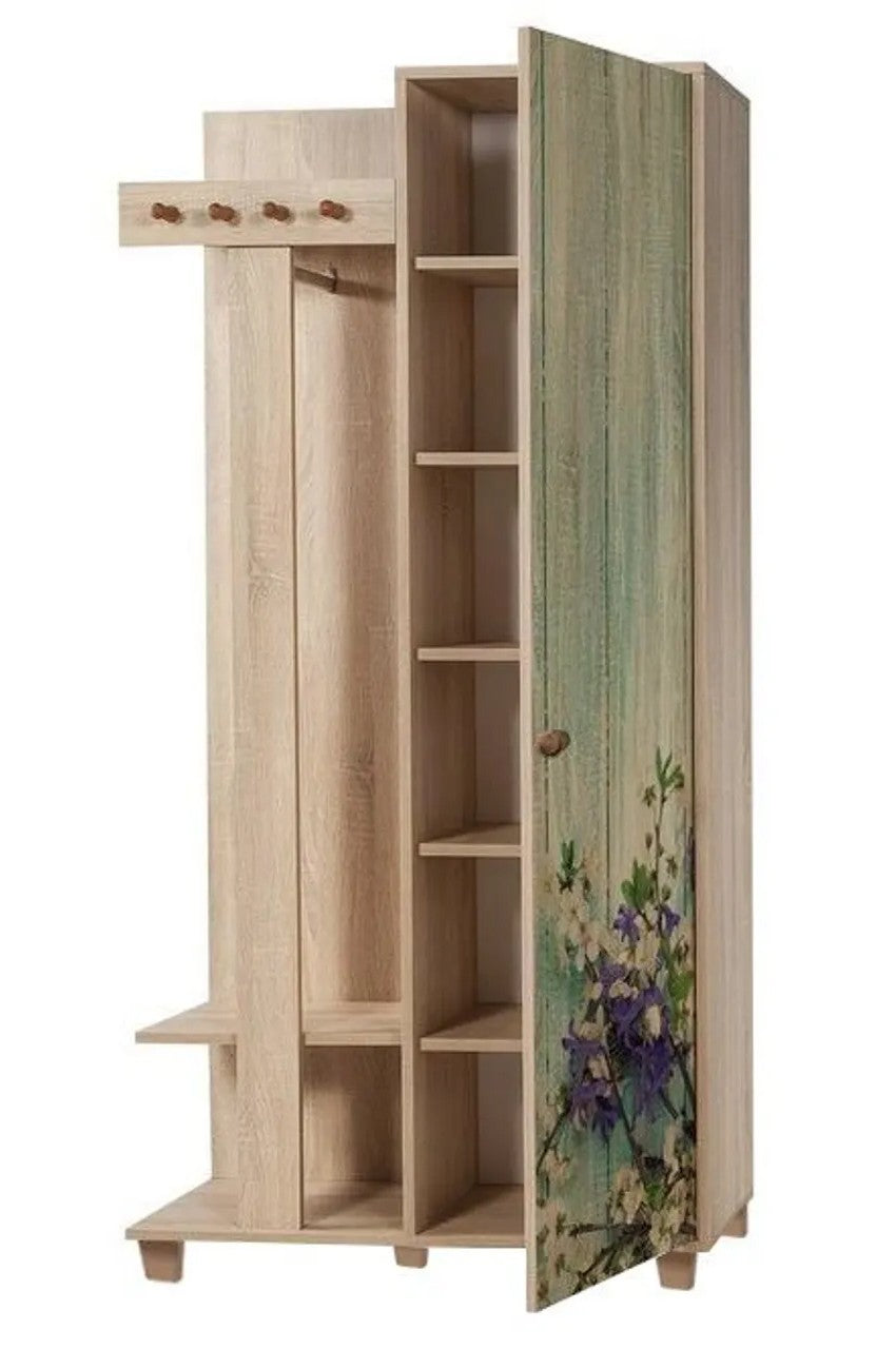 Έπιπλο Εισόδου Kardia Δρυς Sonoma 90x36x192 εκ. Μελαμίνης Κωδ. 727