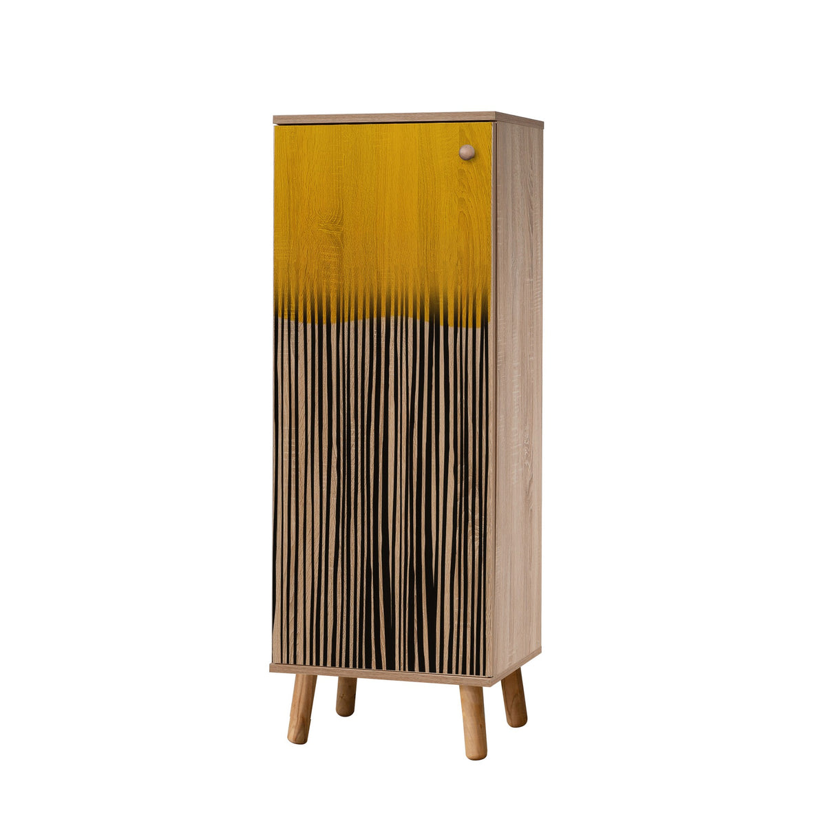 Παπουτσοθήκη Thymiana Δρυς 50x38x135 εκ. Μελαμίνης Κωδ. 931