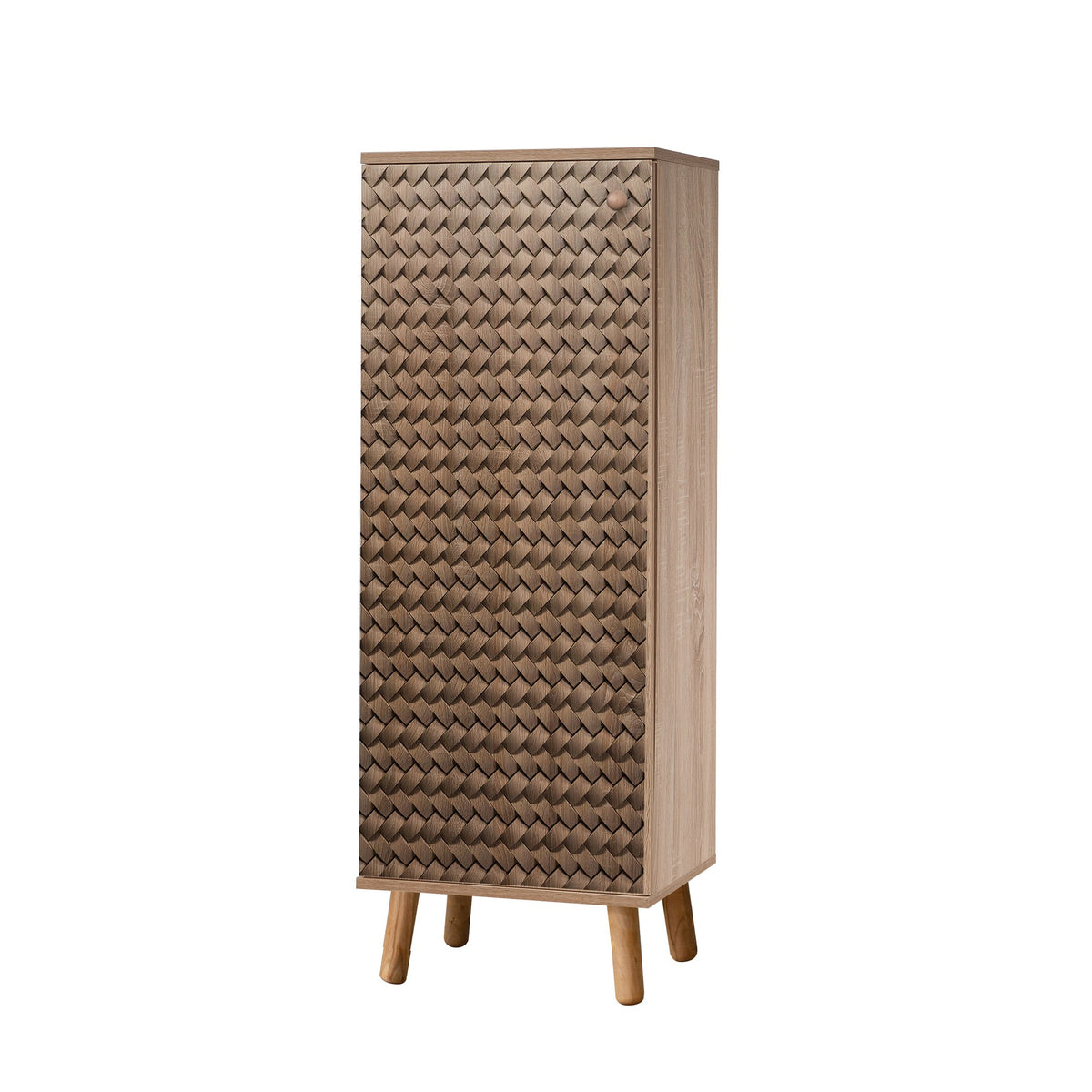 Παπουτσοθήκη Thymiana Δρυς 50x38x135 εκ. Μελαμίνης Κωδ. 937