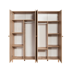 Ντουλάπα Skotousa Δρυς 180x52x192 εκ. Μελαμίνης Κωδ. 974