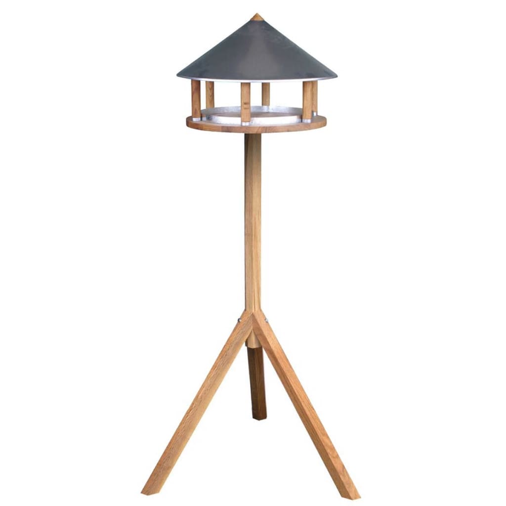 Esschert Design Ταΐστρα Πουλιών Τριγωνική με Οροφή Ψευδαργύρου FB431