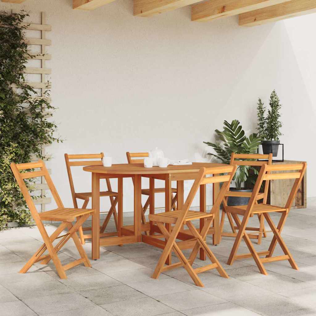 Τραπέζι Κήπου 130 x 90 x 72 εκ. από Μασίφ Ξύλο Ακακίας