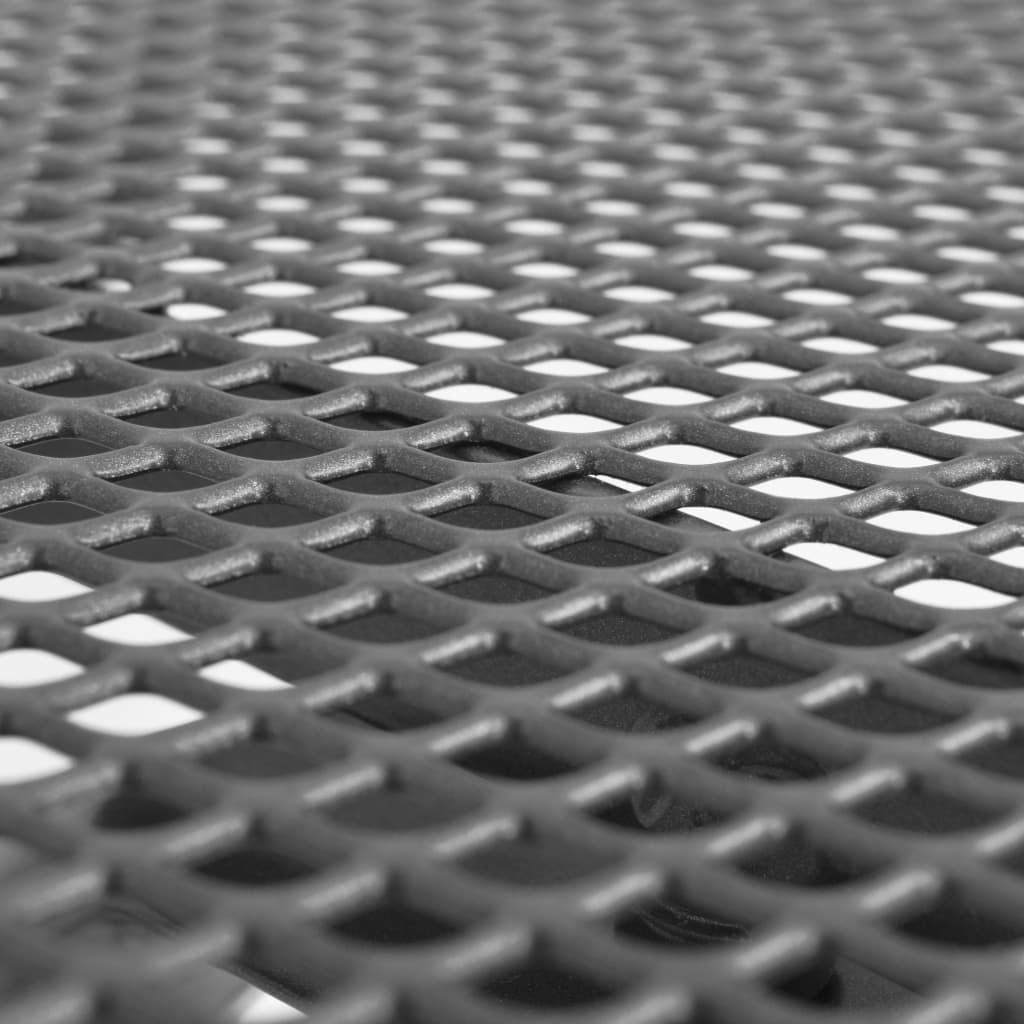 Σετ Τραπεζαρίας Εξωτερικού Χώρου 5 Τεμαχίων Ανθρακί Ατσάλινο