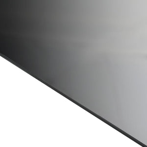 Τραπέζι Κήπου Μαύρο 80 x 80 x 74 εκ. από Αλουμίνιο / Γυαλί