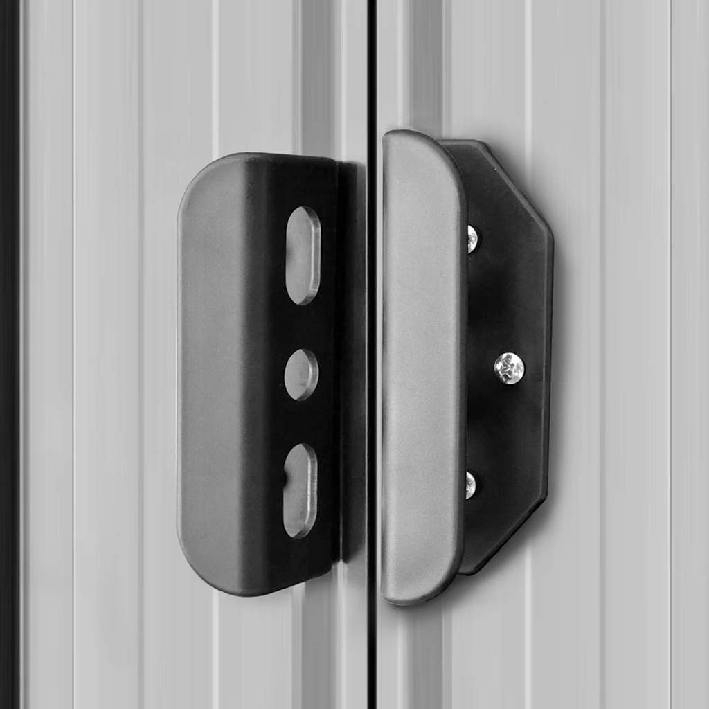 Αποθήκη Κήπου Γκρι 257 x 205 x 178 εκ. Μεταλλική - Pakobazaar