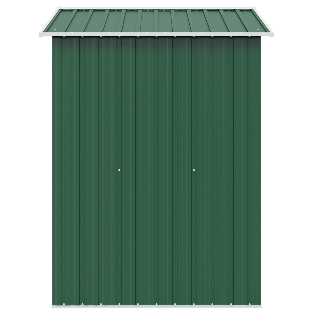 Αποθήκη Κήπου Πράσινη 204 x 132 x 186 εκ. Μεταλλική - Pakobazaar