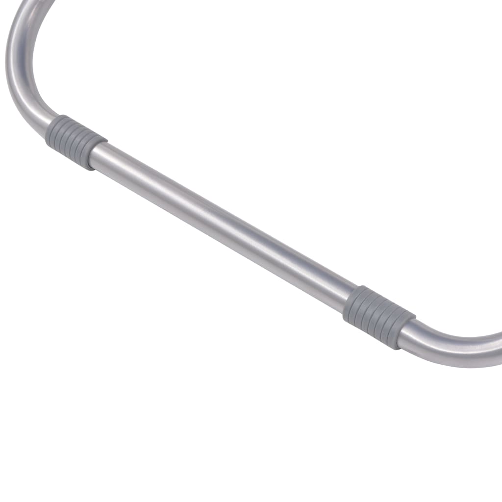 Σεζλόνγκ Ανακλινόμενες 2 τεμ. Γκρι Ατσάλινες - Pakobazaar