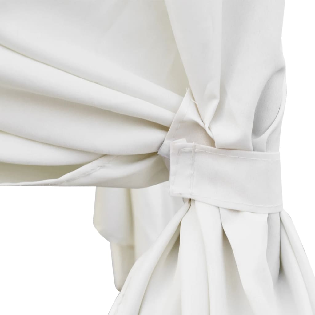 Ξαπλώστρα Διπλή Μαύρη από Συνθετικό Ρατάν με Κουρτίνες