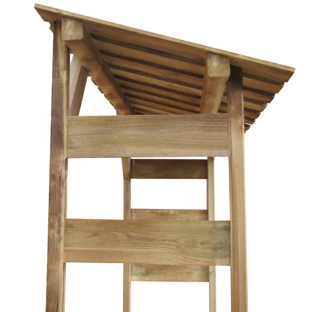 Υπόστεγο Αποθήκευσης Καυσόξυλων 150 x 44 x 176 εκ. Ξύλο Πεύκου