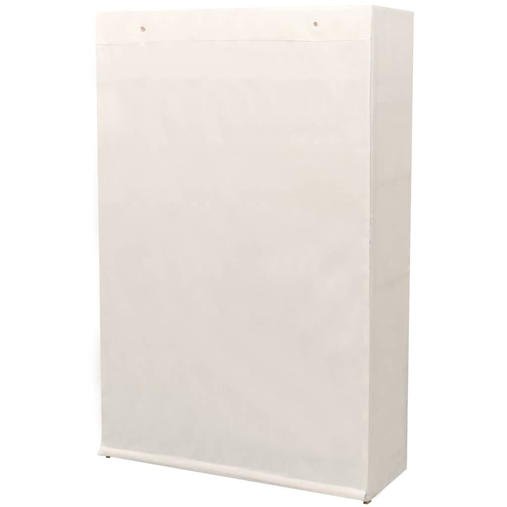 Ντουλάπα 110 x 40 x 170 εκ. από Ύφασμα και Ξύλο Πεύκου - Pakobazaar