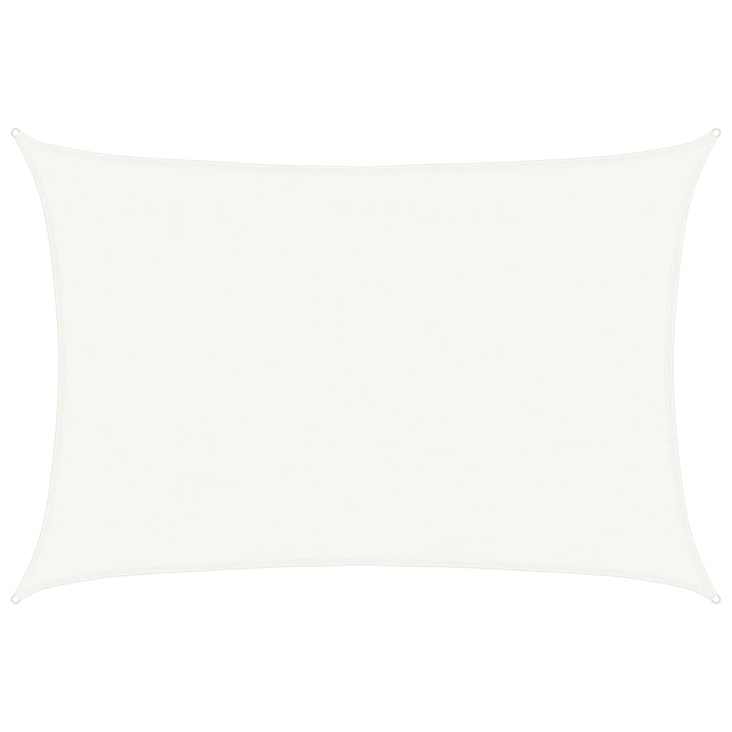 Πανί Σκίασης Ορθογώνιο Λευκό 4 x 6 μ. από HDPE
