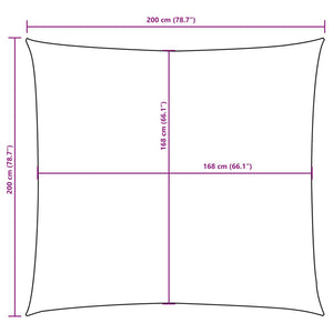 Πανί Σκίασης Τετράγωνο Μπεζ 2 x 2 μ. από Ύφασμα Oxford - Pakobazaar