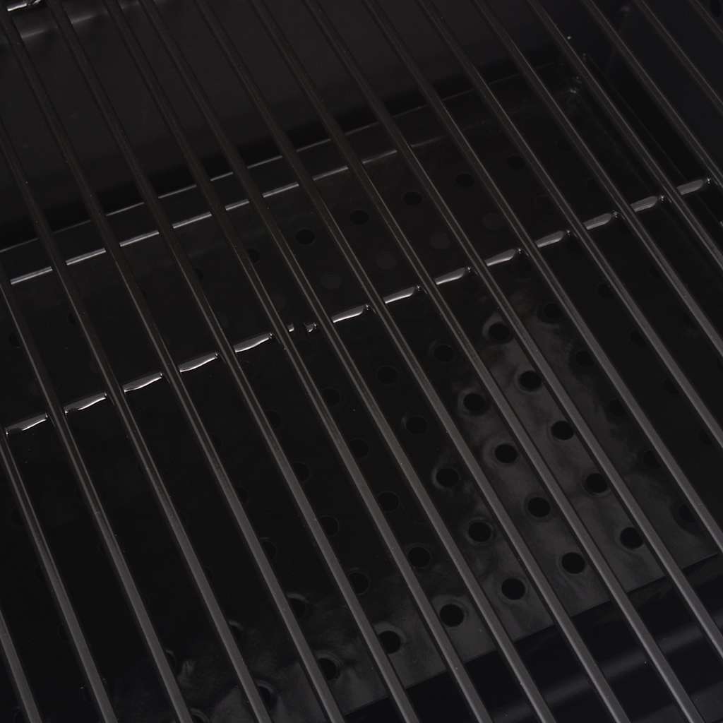 Ψησταριά Κάρβουνου/Καπνιστήριο Μαύρη με Κάτω Ράφι - Pakobazaar