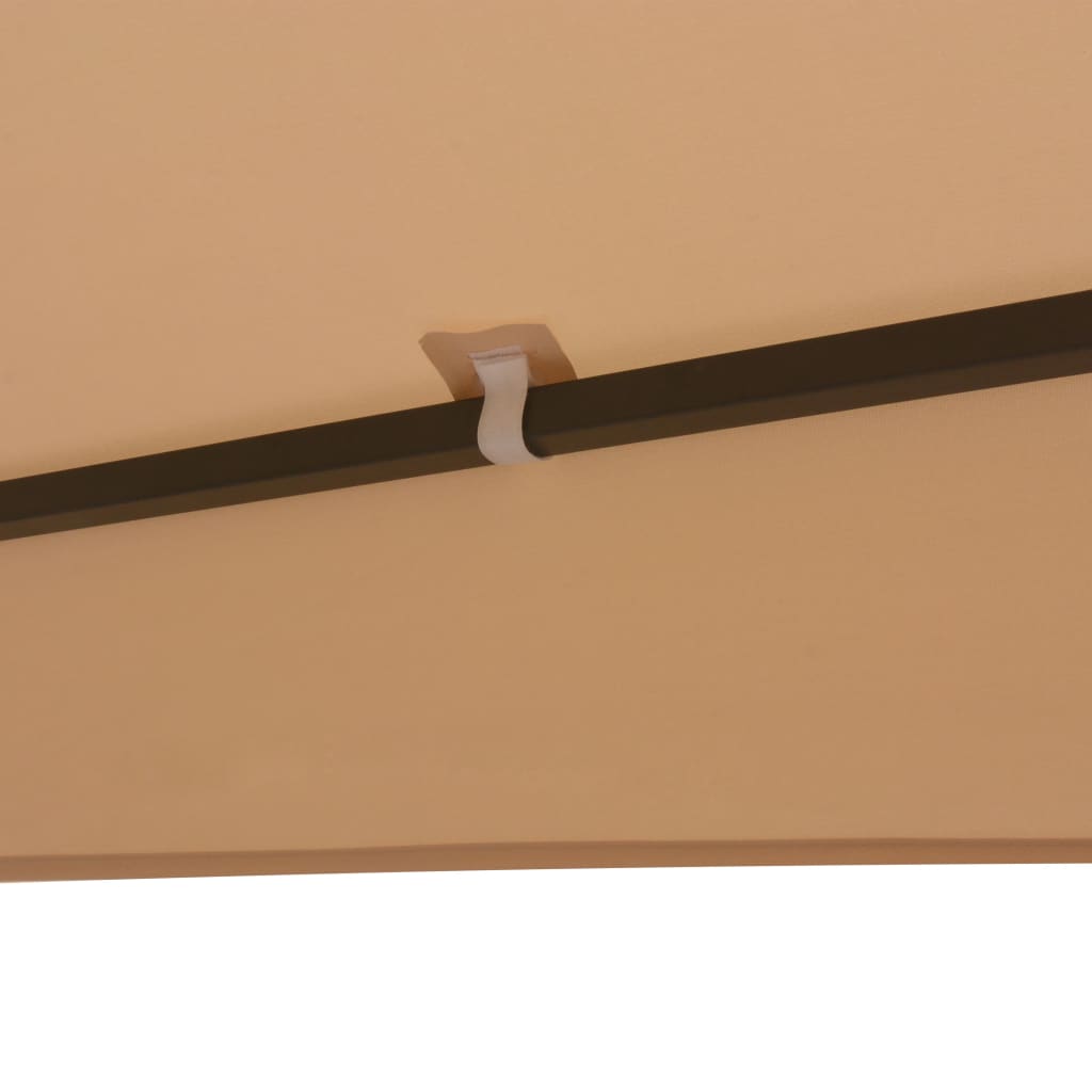 Κιόσκι/Τέντα Κήπου Εξαγωνικό Μπεζ 323 x 265 εκ. - Pakobazaar
