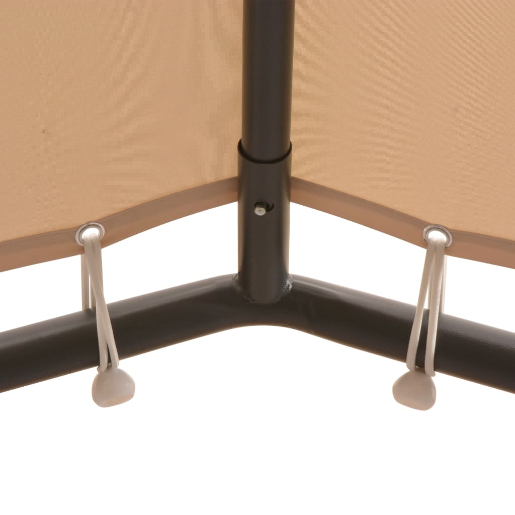 Κιόσκι/Υπόστεγο Μπεζ 3 x 3 μ. από Χάλυβα