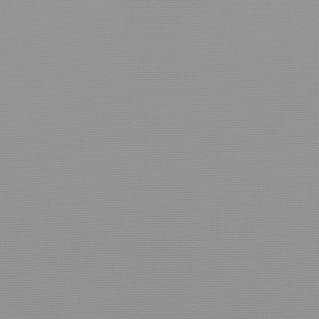 Μαξιλάρι Πάγκου Κήπου Γκρι 150x50x4 εκ. Ύφασμα Oxford