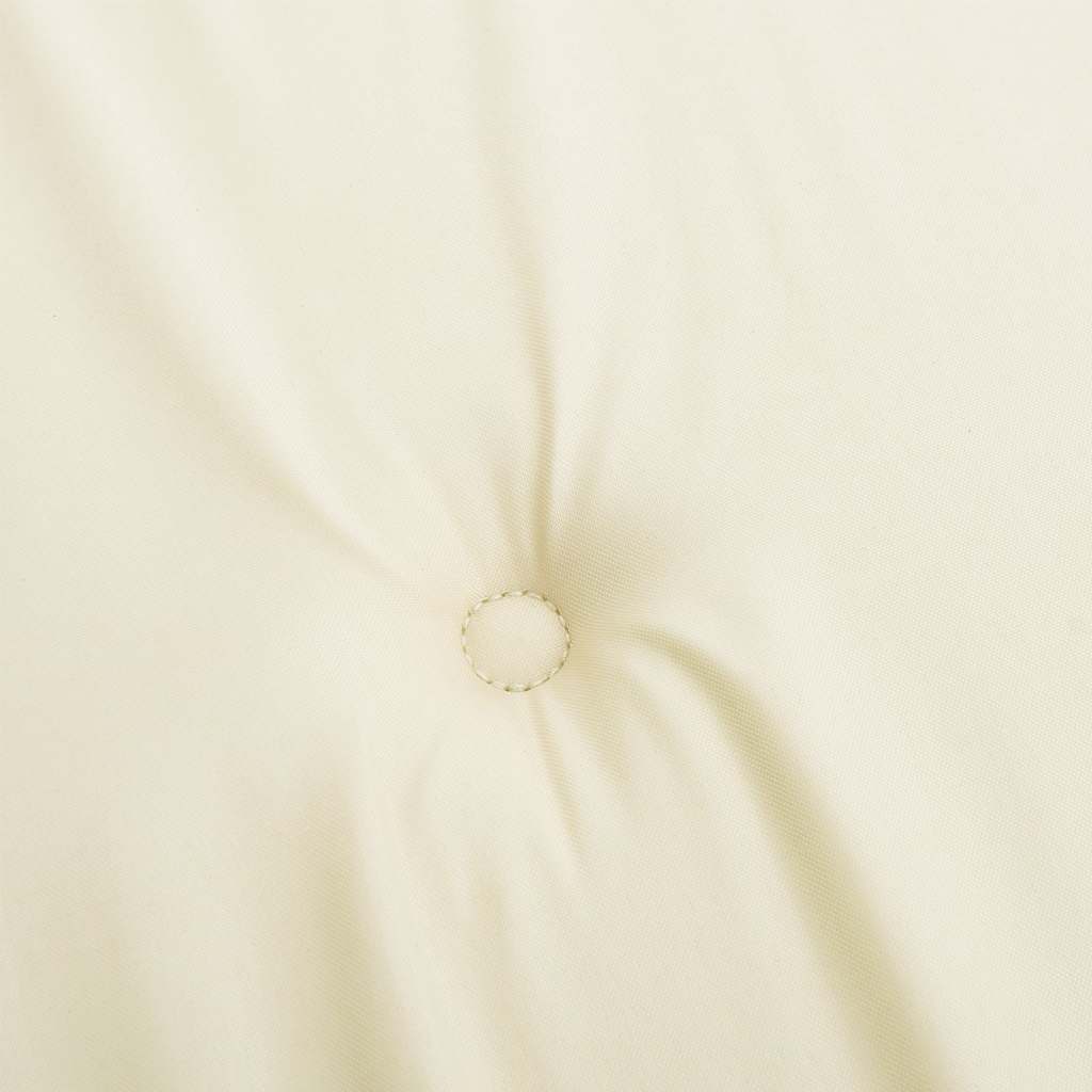 Μαξιλάρι Πάγκου Κήπου Κρεμ 120x50x3 εκ. Ύφασμα Oxford