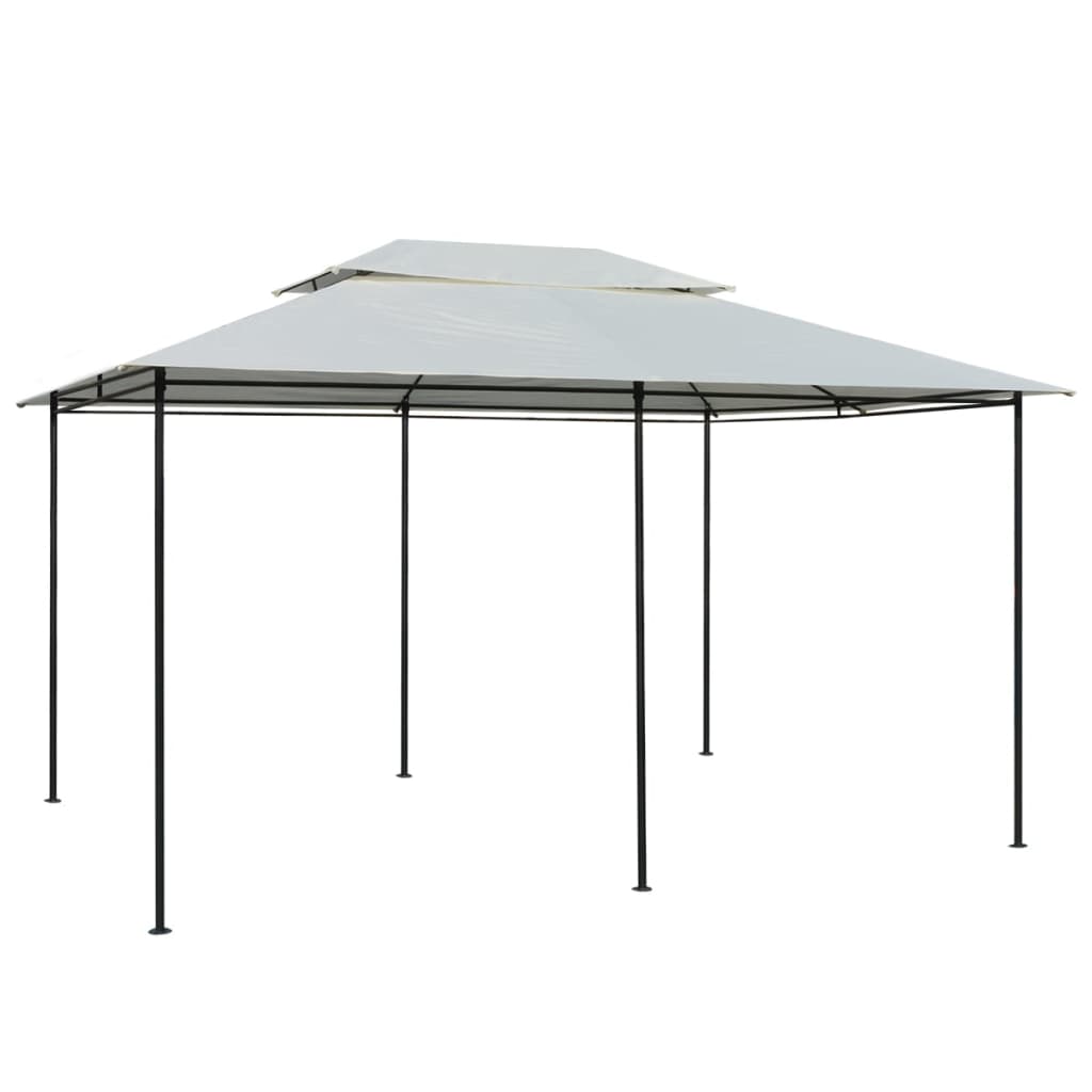 Τέντα Εκδηλώσεων Κήπου με Κουρτίνες Λευκή 4 x 3 μ. - Pakobazaar