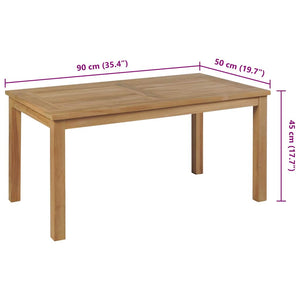Τραπεζάκι Σαλονιού 90 x 50 x 45 εκ. από Ξύλο Teak