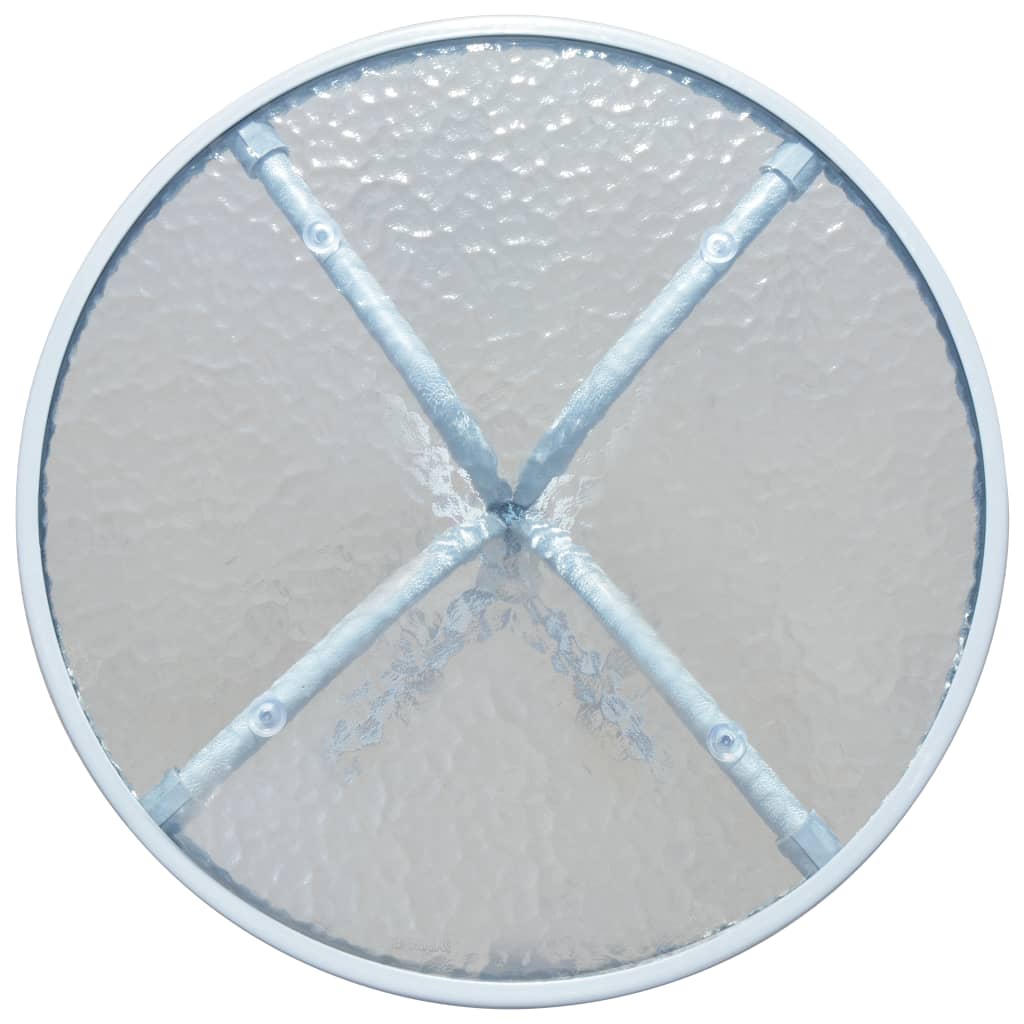 Τραπέζι Bistro Γκρι 50 x 71 εκ. Ατσάλινο