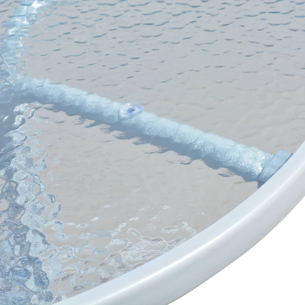 Τραπέζι Bistro Γκρι 50 x 71 εκ. Ατσάλινο